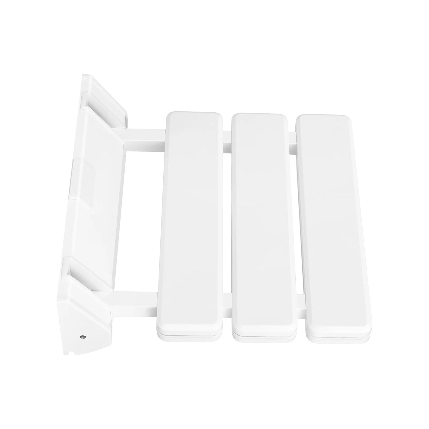 Folding Shower Seat Wall Mounted Space Saving Ergonomic Bench