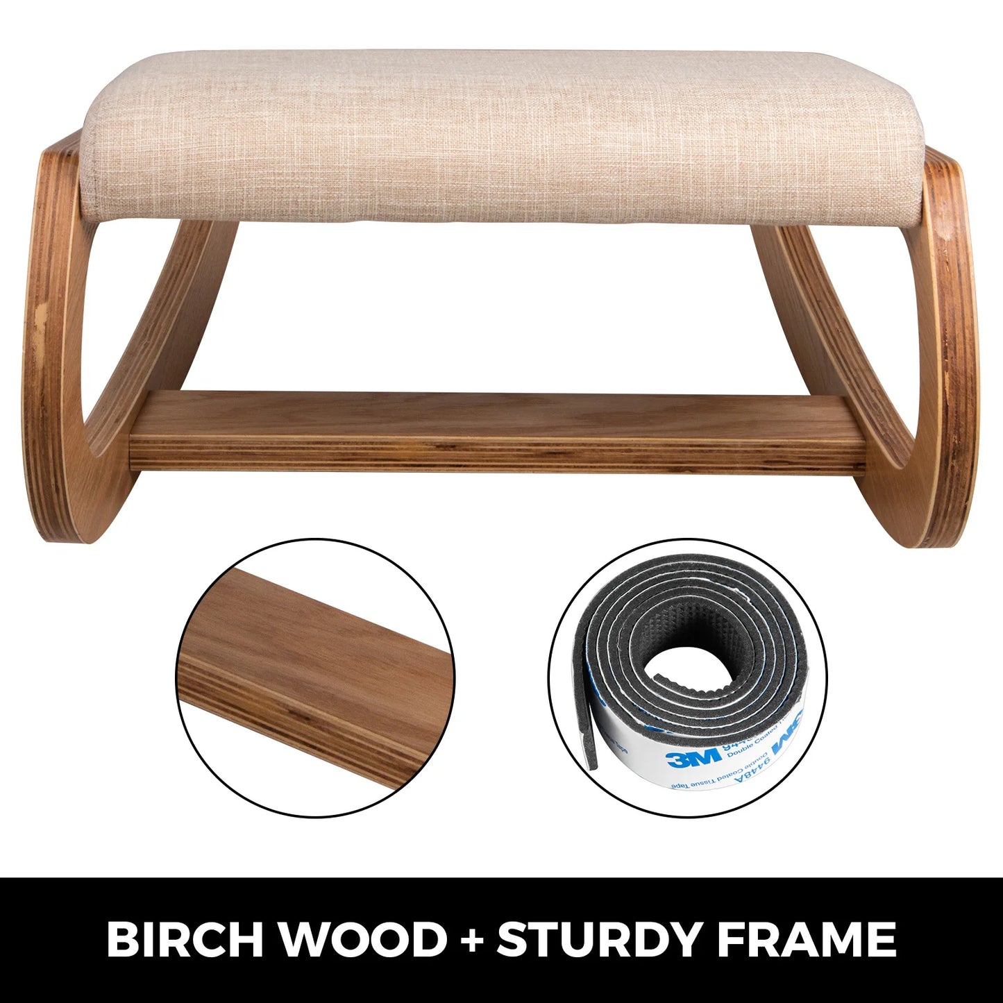 SucceBuy Ergonomic Kneeling Chair Stool for Home Office Posture