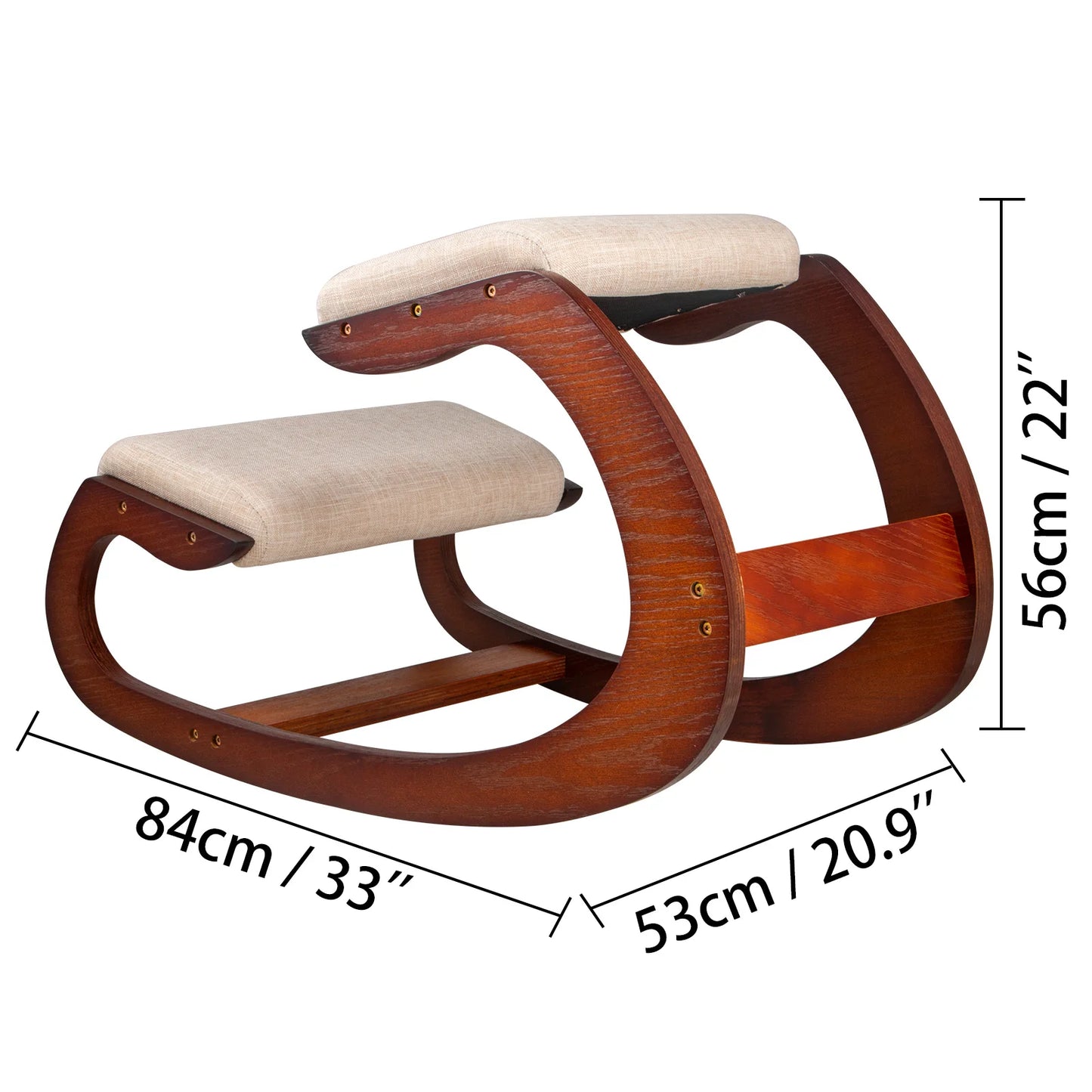 SucceBuy Ergonomic Kneeling Chair Stool for Home Office Posture