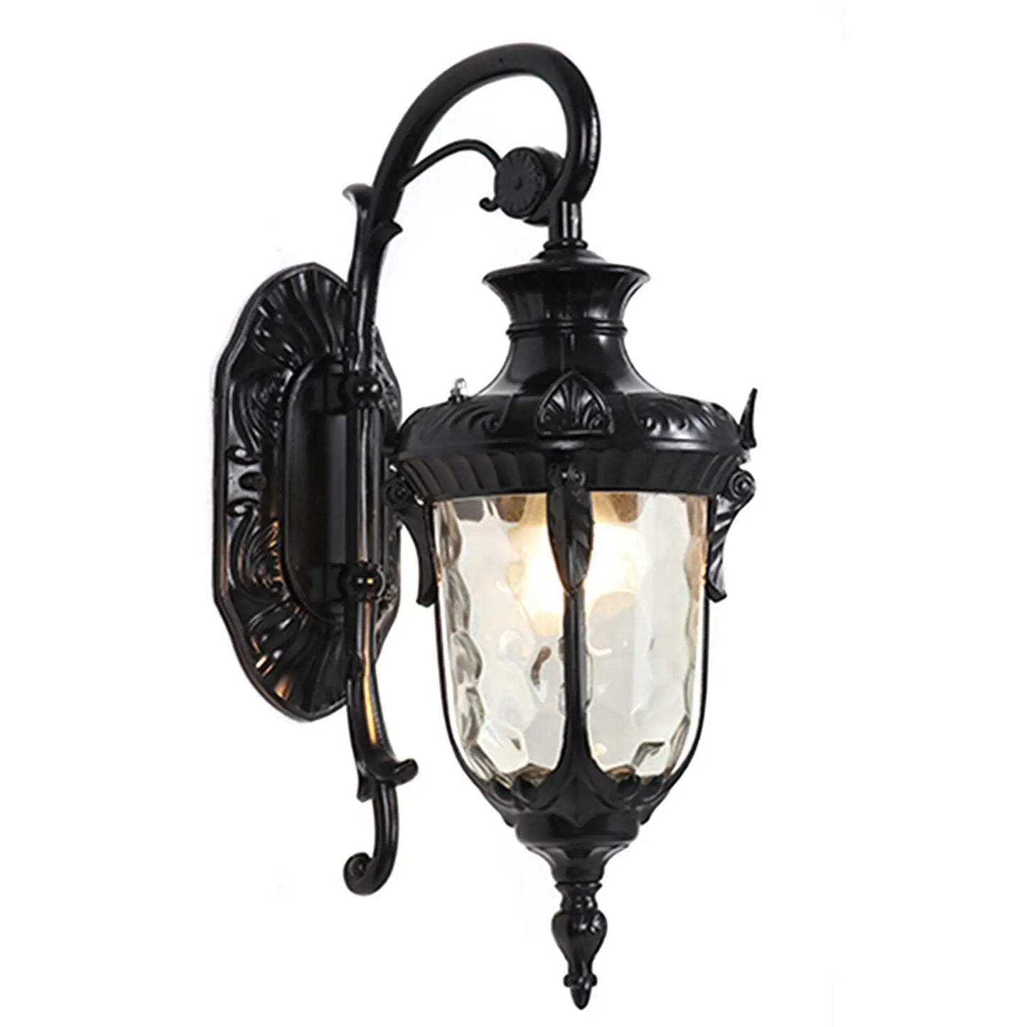 LOYALHEARTD Outdoor Wall Light Fixture Exterior Waterproof Sconce Porch Light Garden Lamp Sconce Rainproof Black
