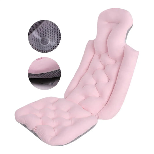 Full Body Bath Pillow Cushion For Neck Back Head Support