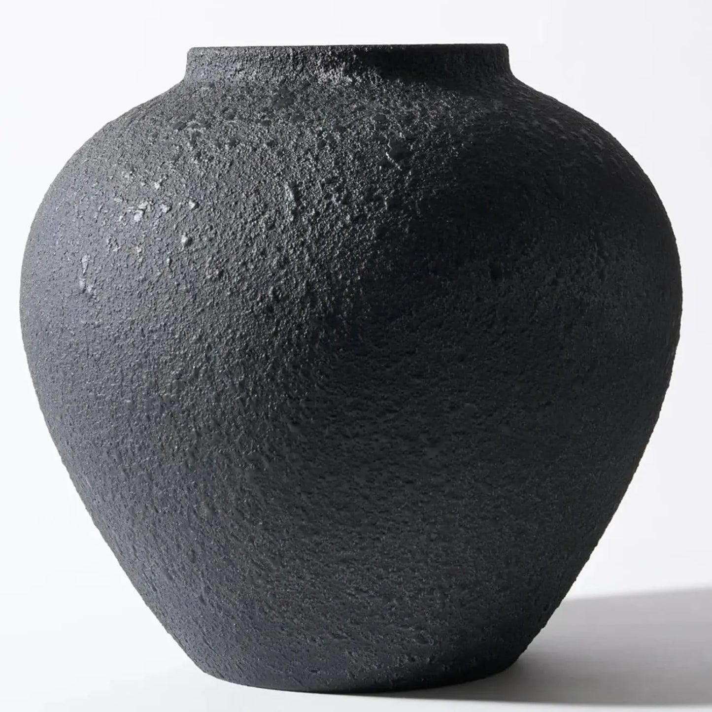 Round Vase With Rustic Modern Farmhouse Centerpiece